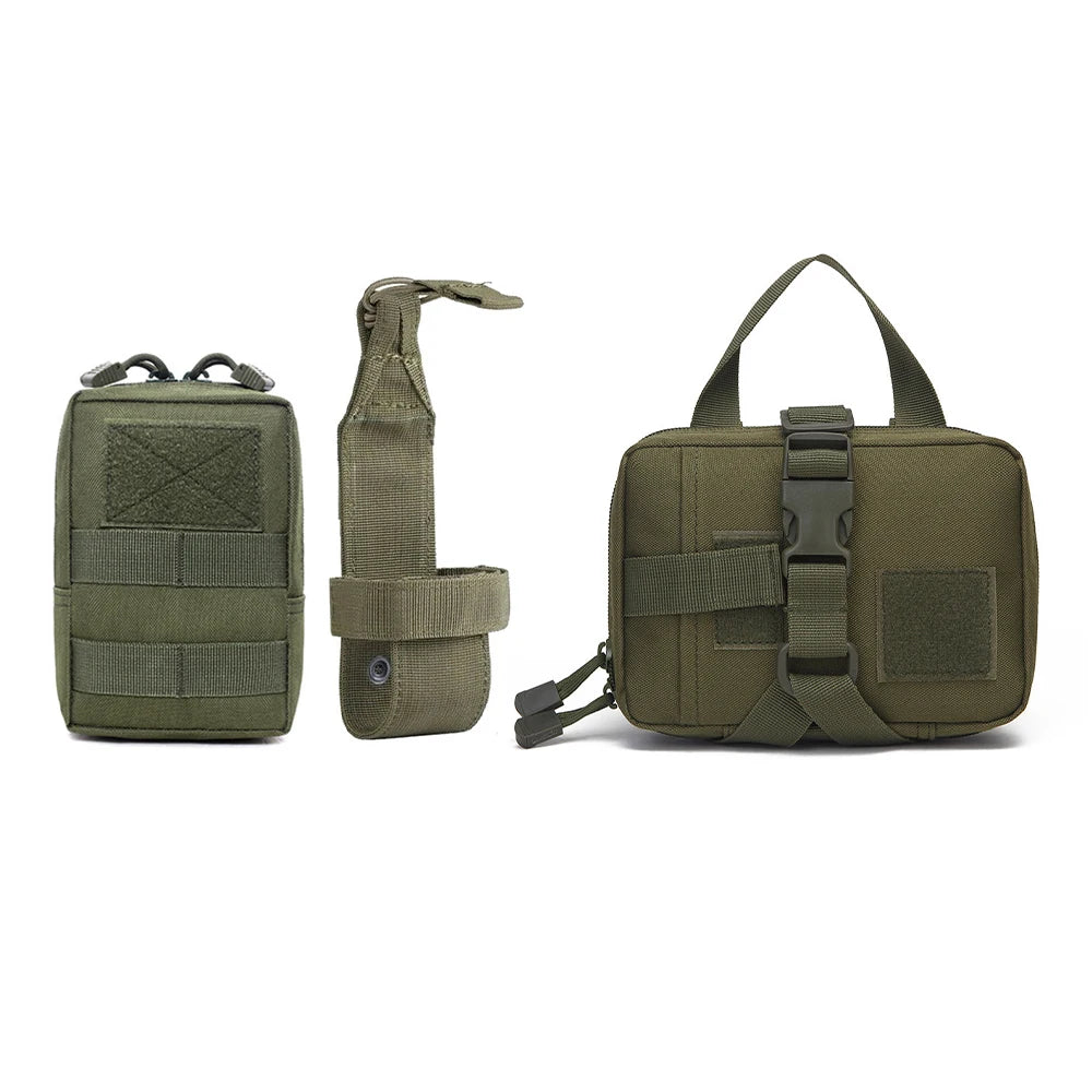 PETRAVEL Dog Tactical Bags Set Molle Pouches Harness Attachments Training