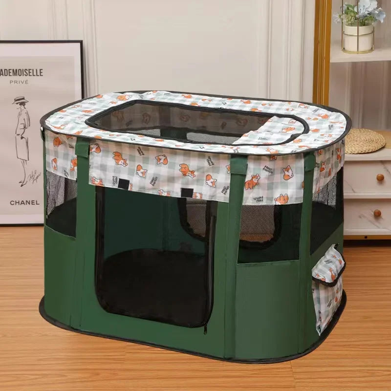 Cat House Folding Tent Bed With Oxford Fabric For Cats