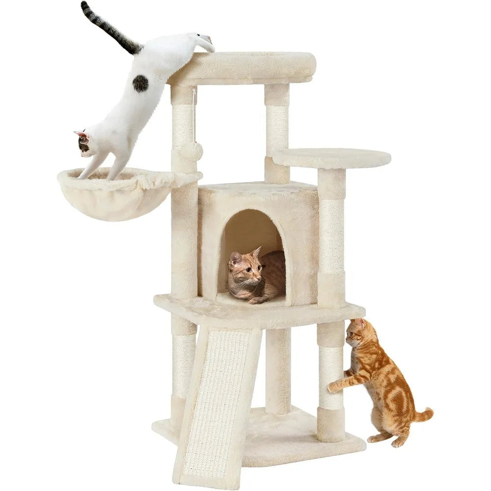 NONECN Cat Tree Play Tower for Indoor Cats Kitten House