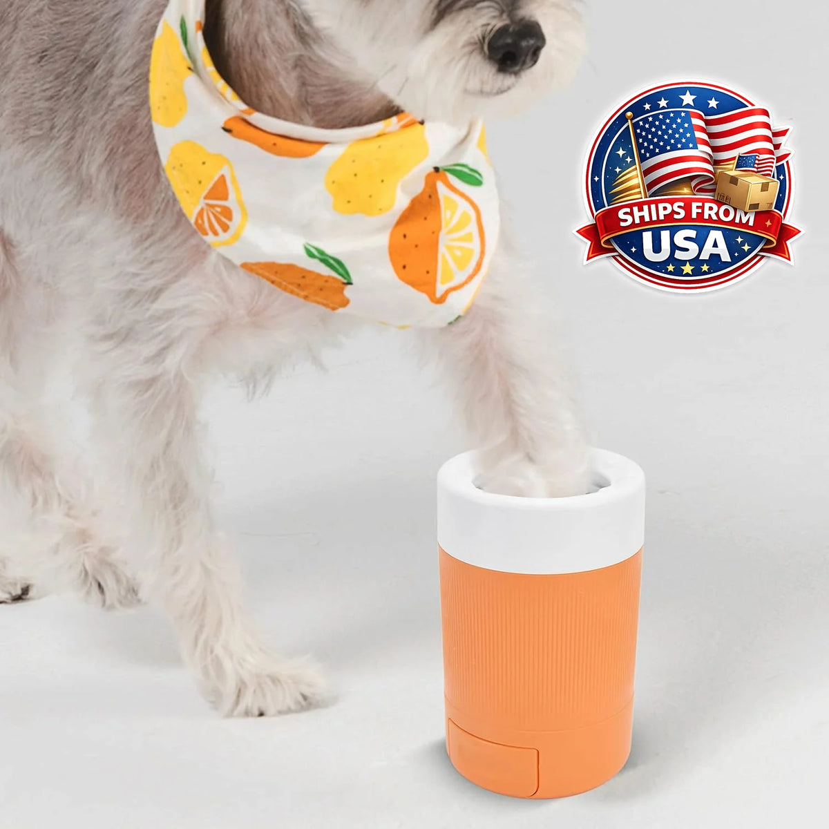 Dog Paw Cleaner Cup Portable Foot Washer With Soft Bristles