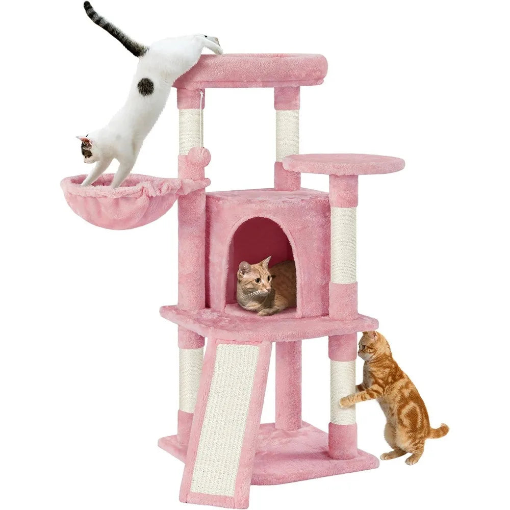 NONECN Cat Tree Play Tower for Indoor Cats Kitten House