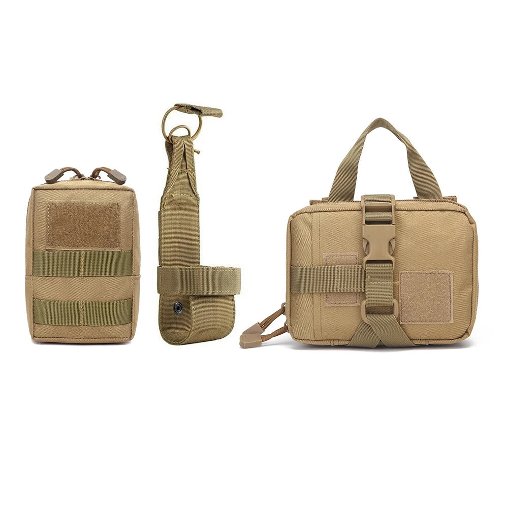 PETRAVEL Dog Tactical Bags Set Molle Pouches Harness Attachments Training