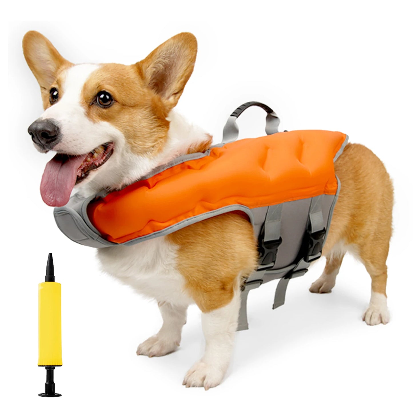 GLORIOUS KEK Dog Life Vest Inflatable Super Buoyancy For Beach And Pool