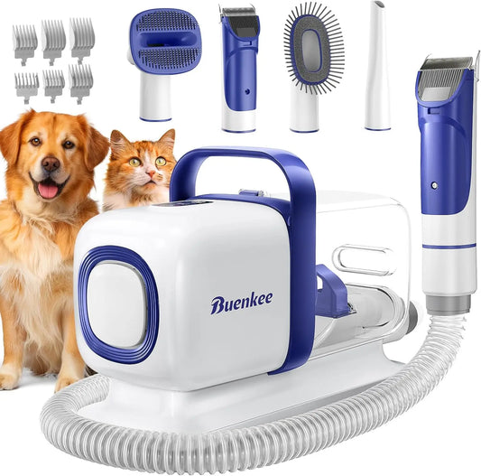 Pet Grooming Kit With Vacuum And Low Noise Clippers