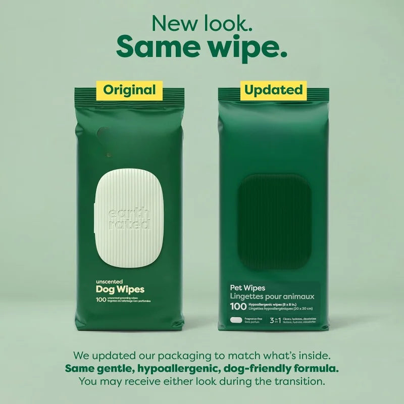 Pet Wipes For Dogs And Cats Hypoallergenic Fragrance-Free Cleansing Moisturizing