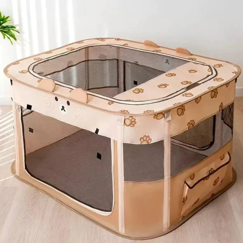Cat House Folding Tent Bed With Oxford Fabric For Cats