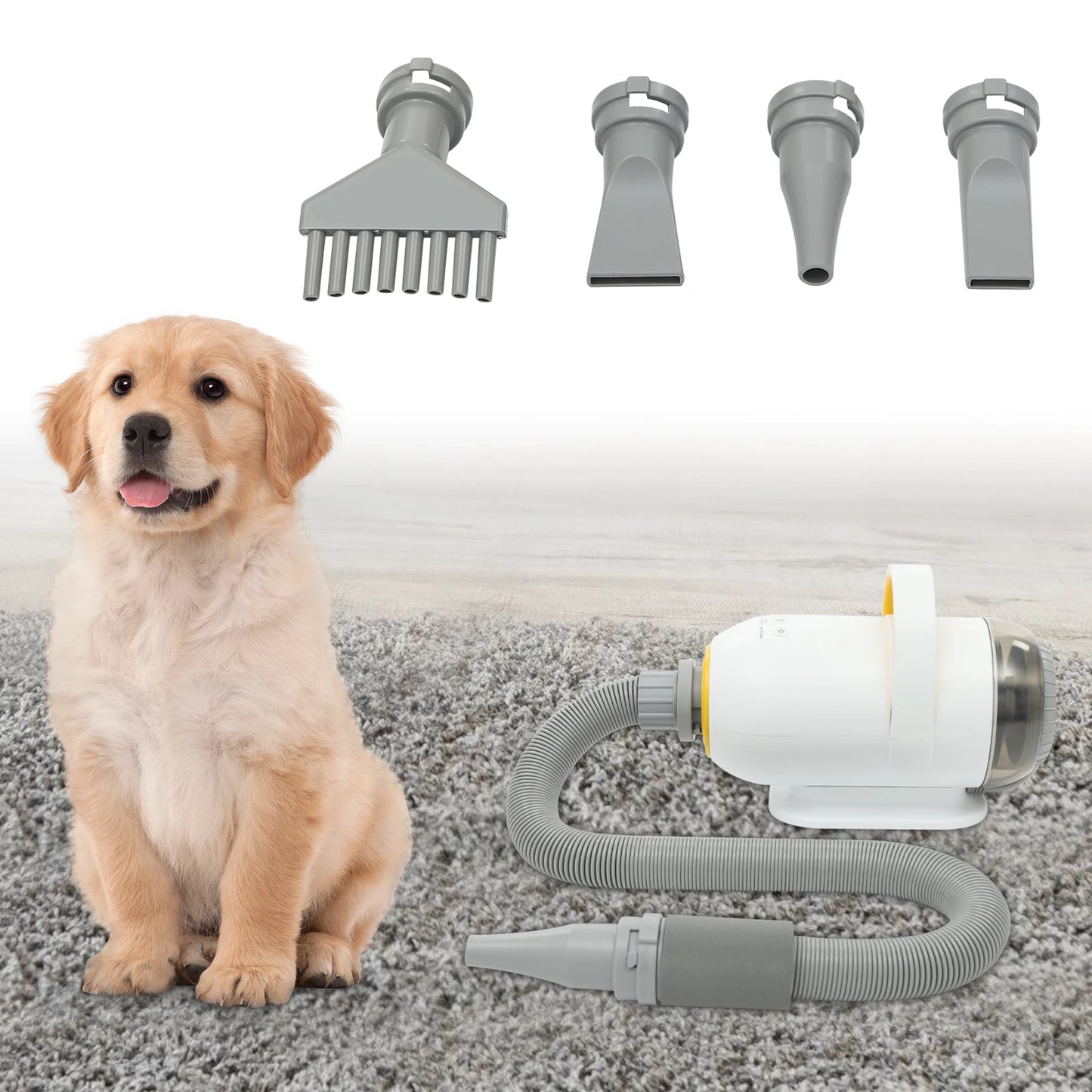 Automatic Pet Dryer for Cats and Dogs Smart Water Blower