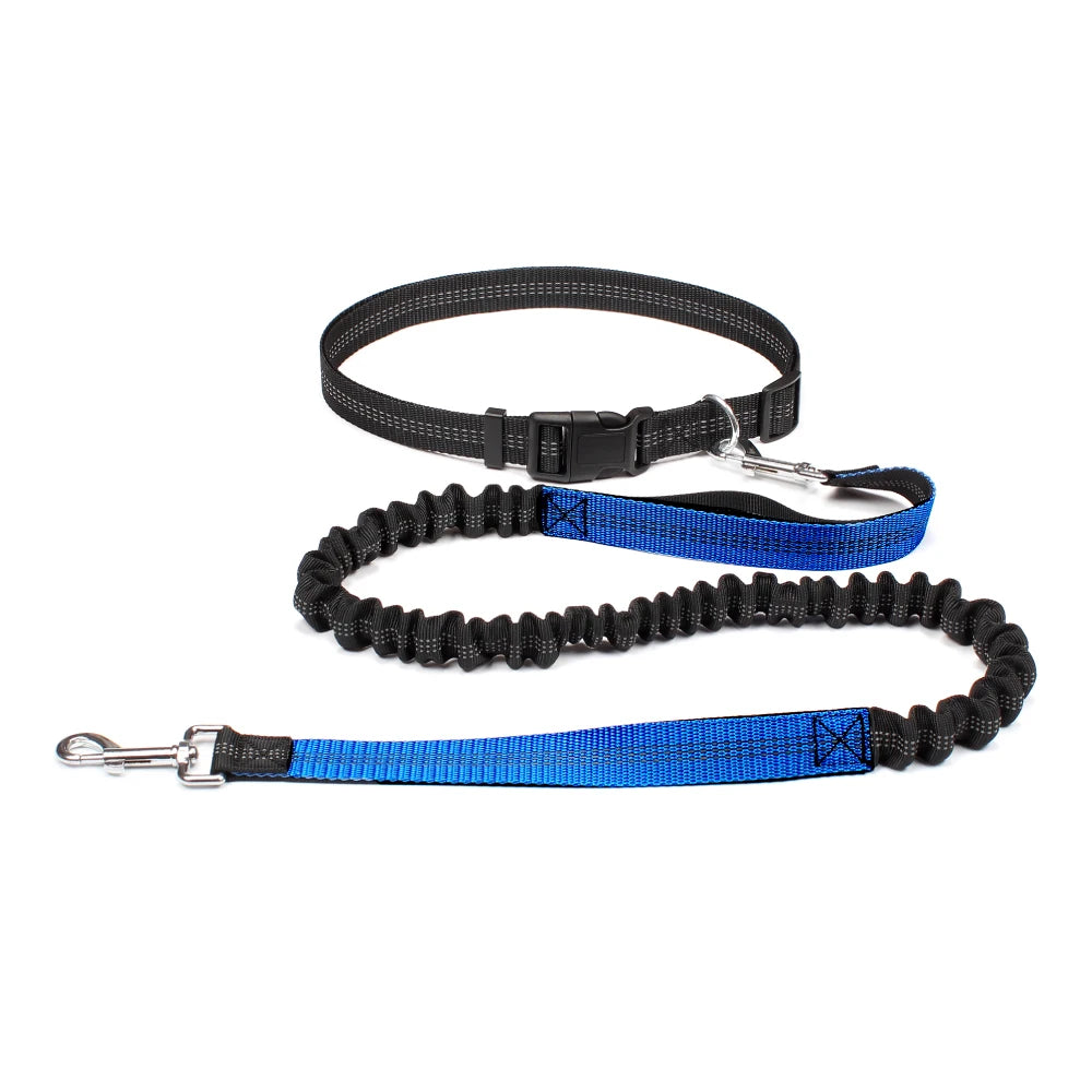 NONECN Hands Free Dog Leash Waist Belt Adjustable Reflective