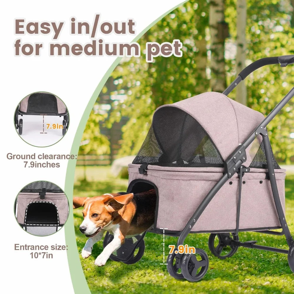 RBXC All Terrain Dog Stroller Ideal For Everyday Outdoor Use