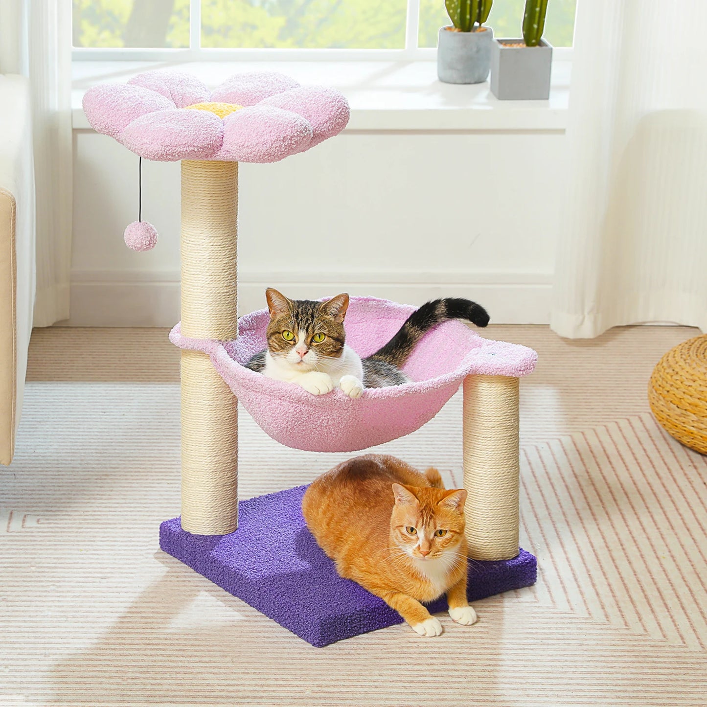 PAWZ Road Flower Cat Tree With Sisal Scratching Post