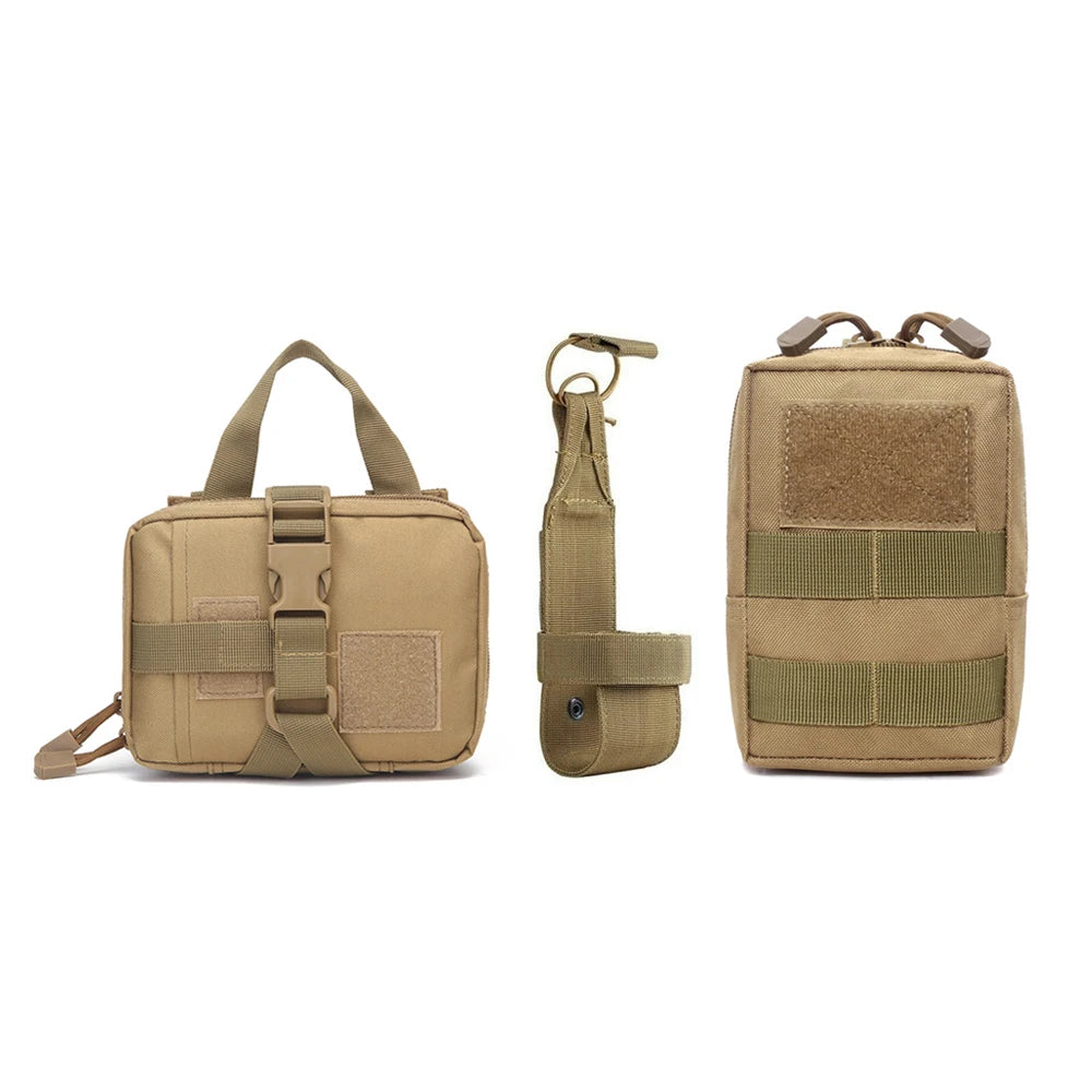 PETRAVEL Dog Tactical Bags Set Molle Pouches Harness Attachments Training