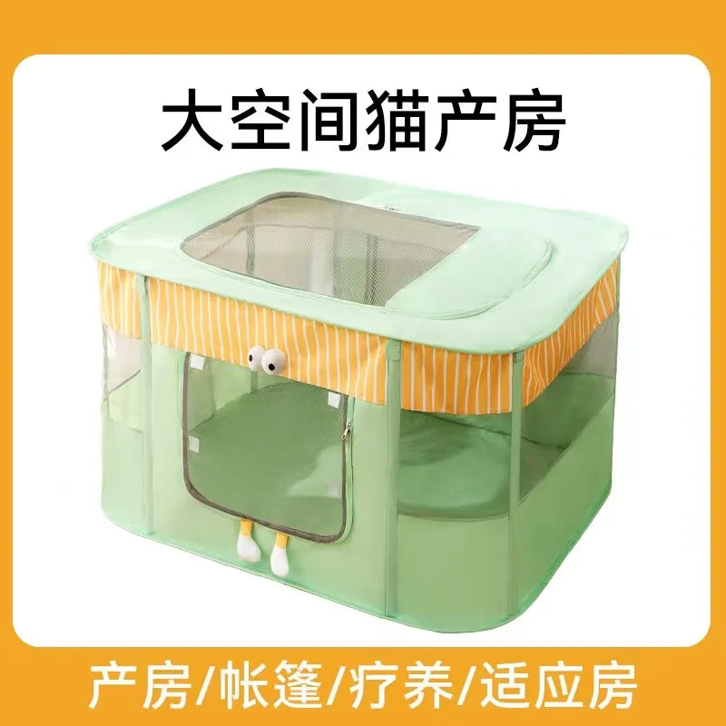 Cat House Folding Tent Bed With Oxford Fabric For Cats