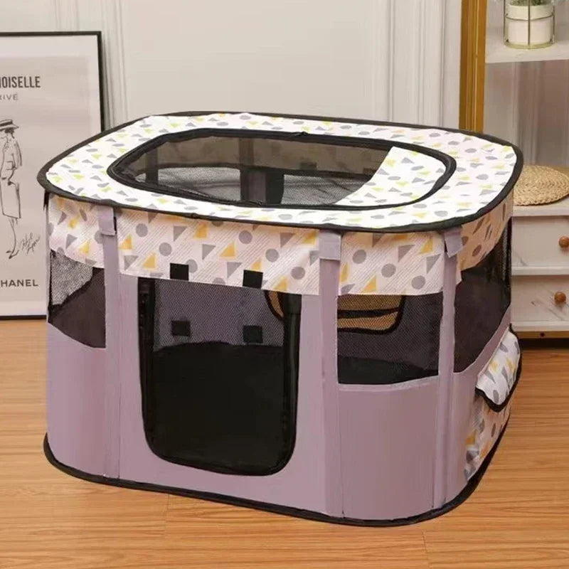 Cat House Folding Tent Bed With Oxford Fabric For Cats