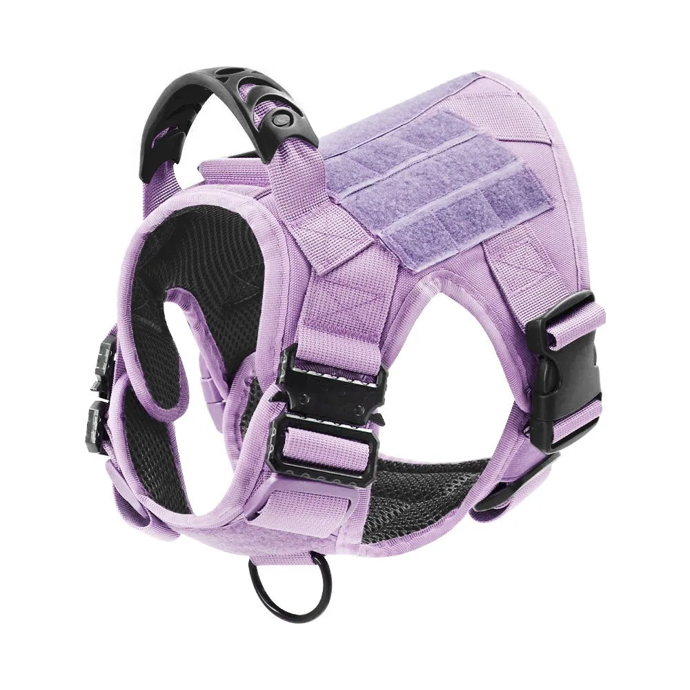 PETRAVEL Military Camouflage Dog Harness Vest Adjustable