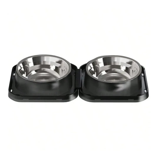 Spill Proof Steel Dog Bowl For Small Dogs