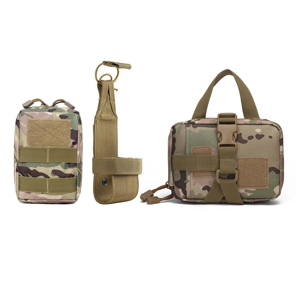 PETRAVEL Dog Tactical Bags Set Molle Pouches Harness Attachments Training