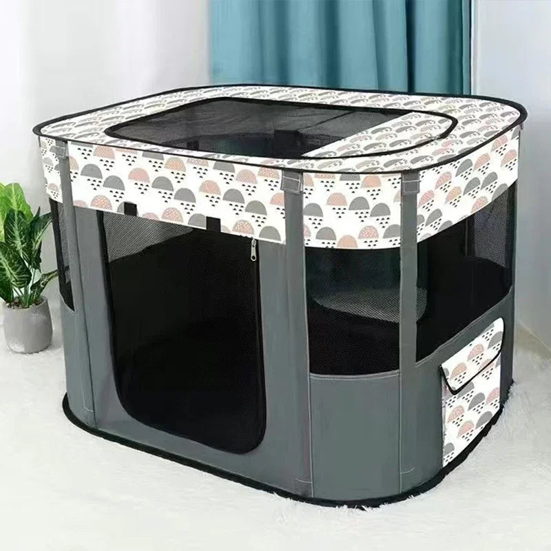 Cat House Folding Tent Bed With Oxford Fabric For Cats