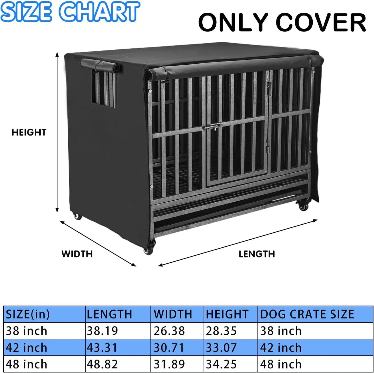 Heavy-Duty Dog Crate Cover With Insulation And Breathable Window