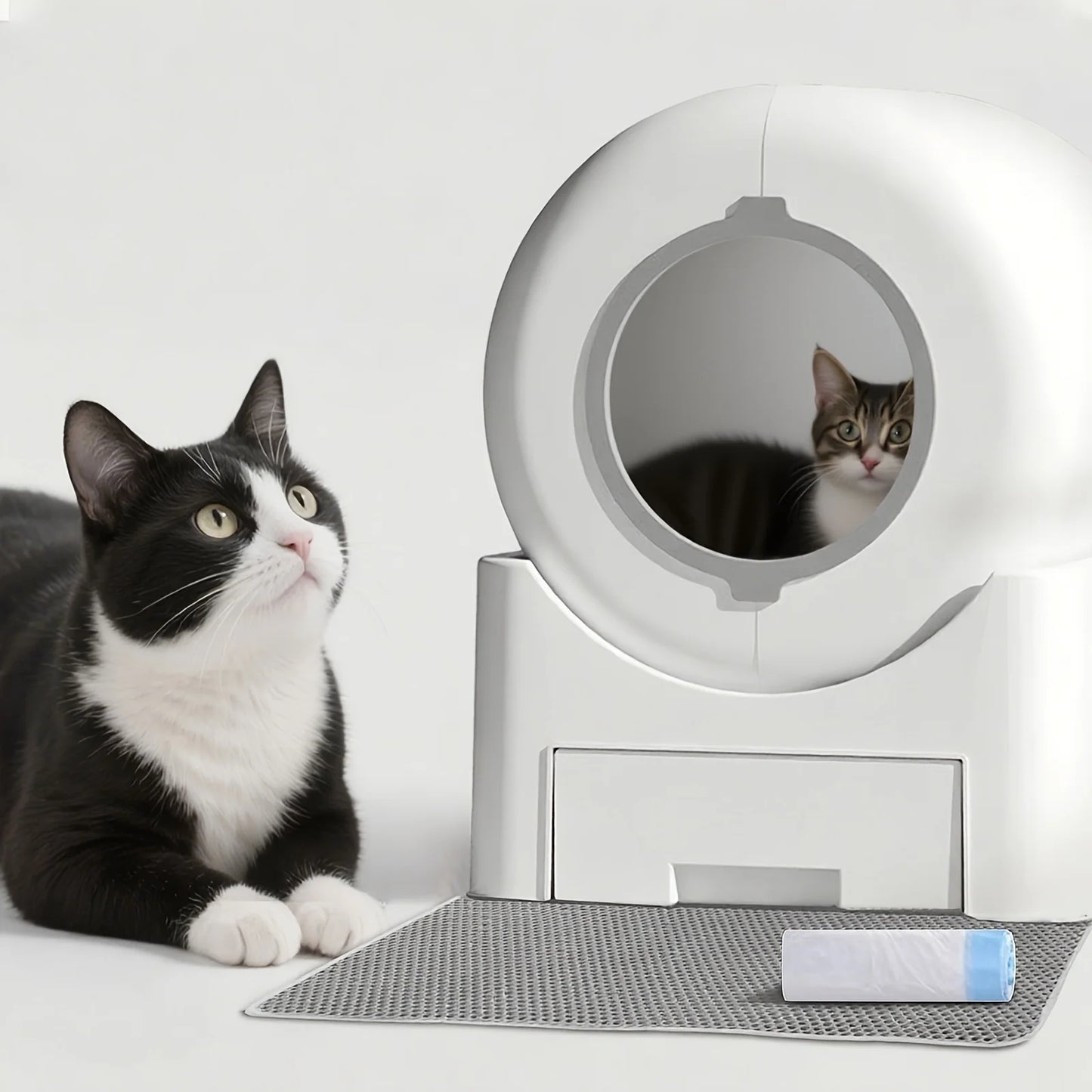 Self Cleaning Cat Litter Box Automatic App Controlled Odor Free