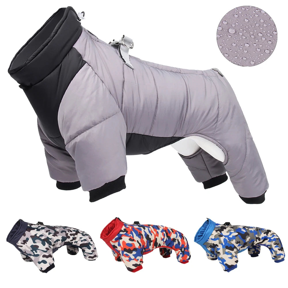 Winter Warm Dog Jacket Waterproof For Small And Medium Dogs