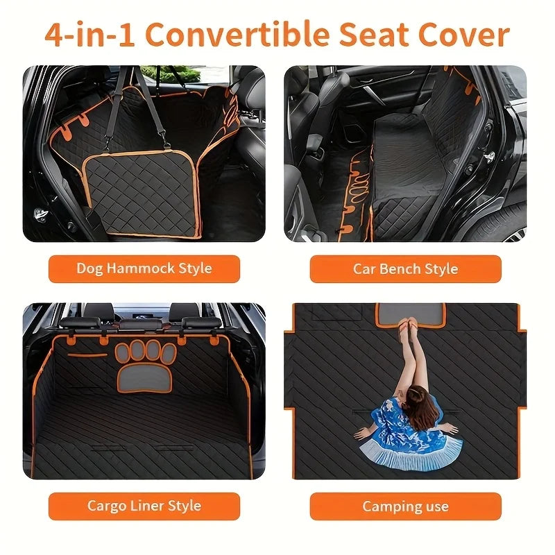 Waterproof Dog Seat Cover Hammock, Heavy Duty, Anti Slip