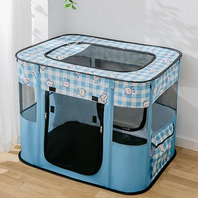 Cat House Folding Tent Bed With Oxford Fabric For Cats
