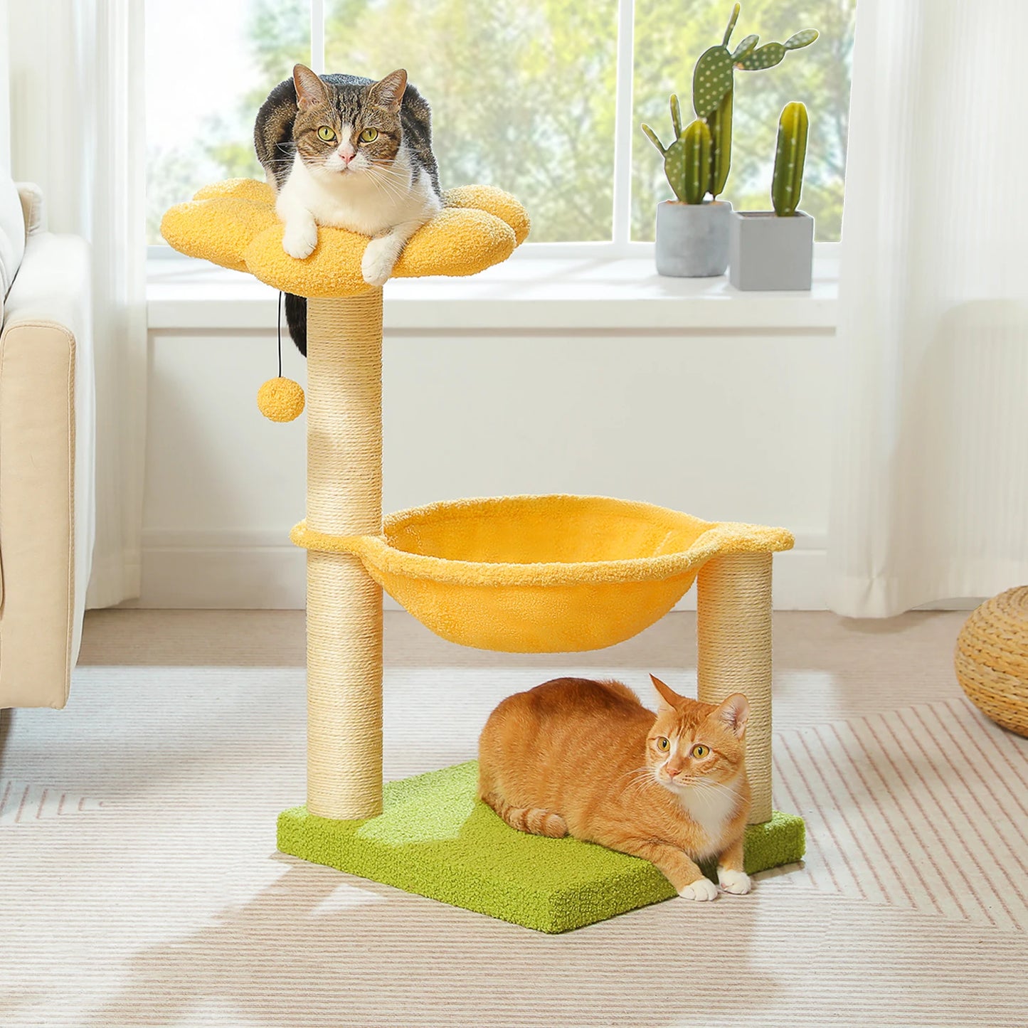 PAWZ Road Flower Cat Tree With Sisal Scratching Post