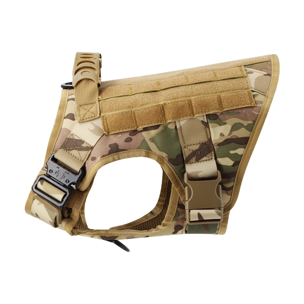 PETRAVEL Military Dog Harness Vest Set For Training