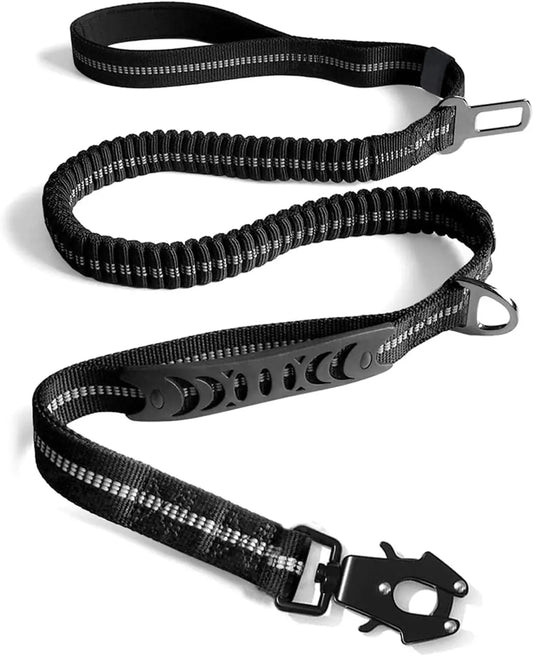 DCLOUD Reflective Shock Absorbing Dog Leash No Pull Heavy Duty