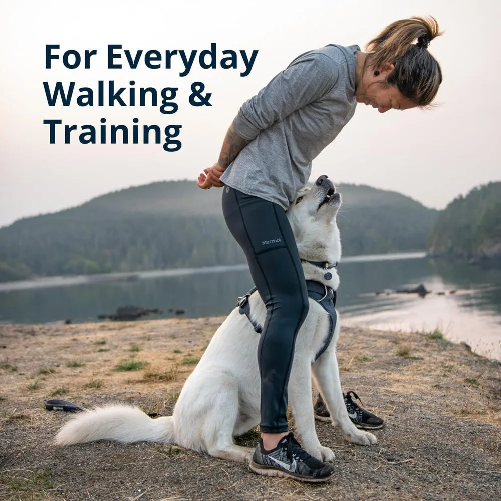 XMSJ Reflective Dog Harness With Dual Leash Clips