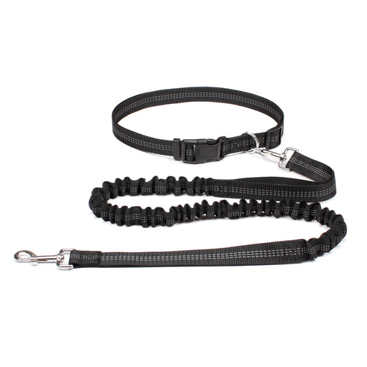 NONECN Hands Free Dog Leash Waist Belt Adjustable Reflective