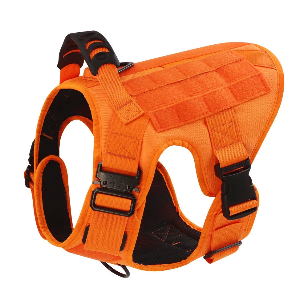 PETRAVEL Military Camouflage Dog Harness Vest Adjustable
