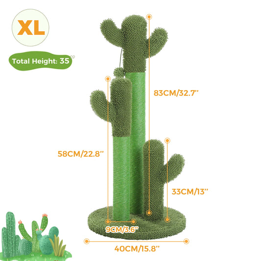 PAWZ Road Cactus Cat Scratching Post For Indoor Cats