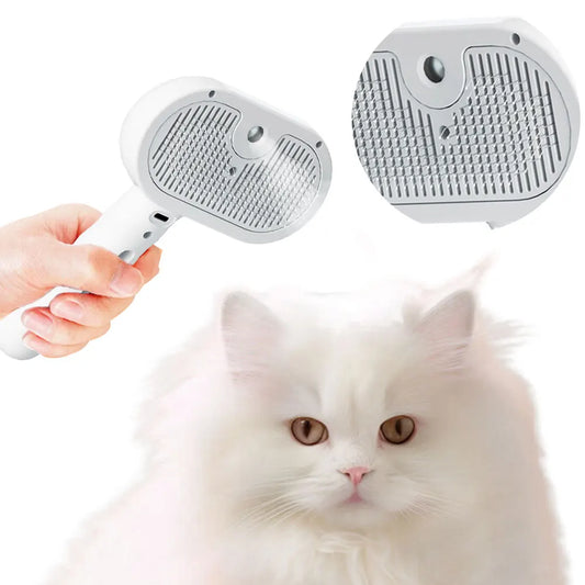 Shunmaii 3 in 1 Cat Steam Brush Grooming Tool