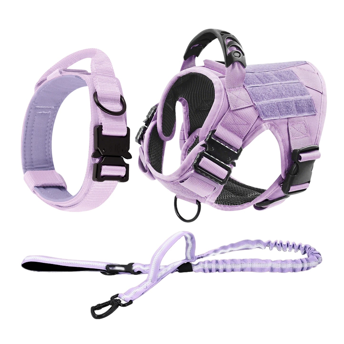 PETRAVEL Military Camouflage Dog Harness Vest Adjustable