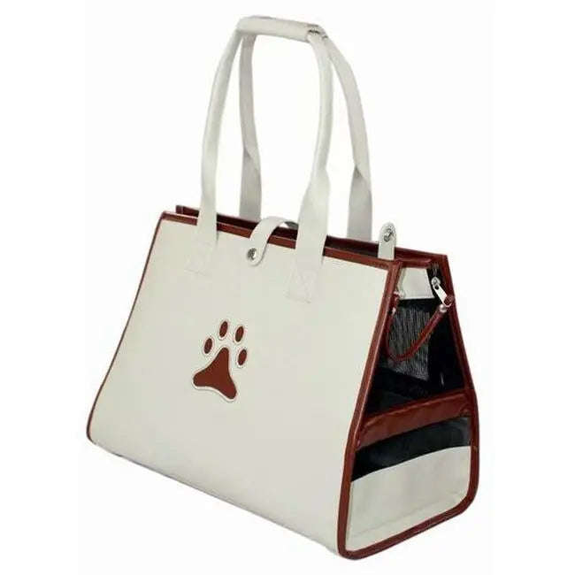Pet Life Posh Paw Premium Pet Carrier With Breathable Mesh
