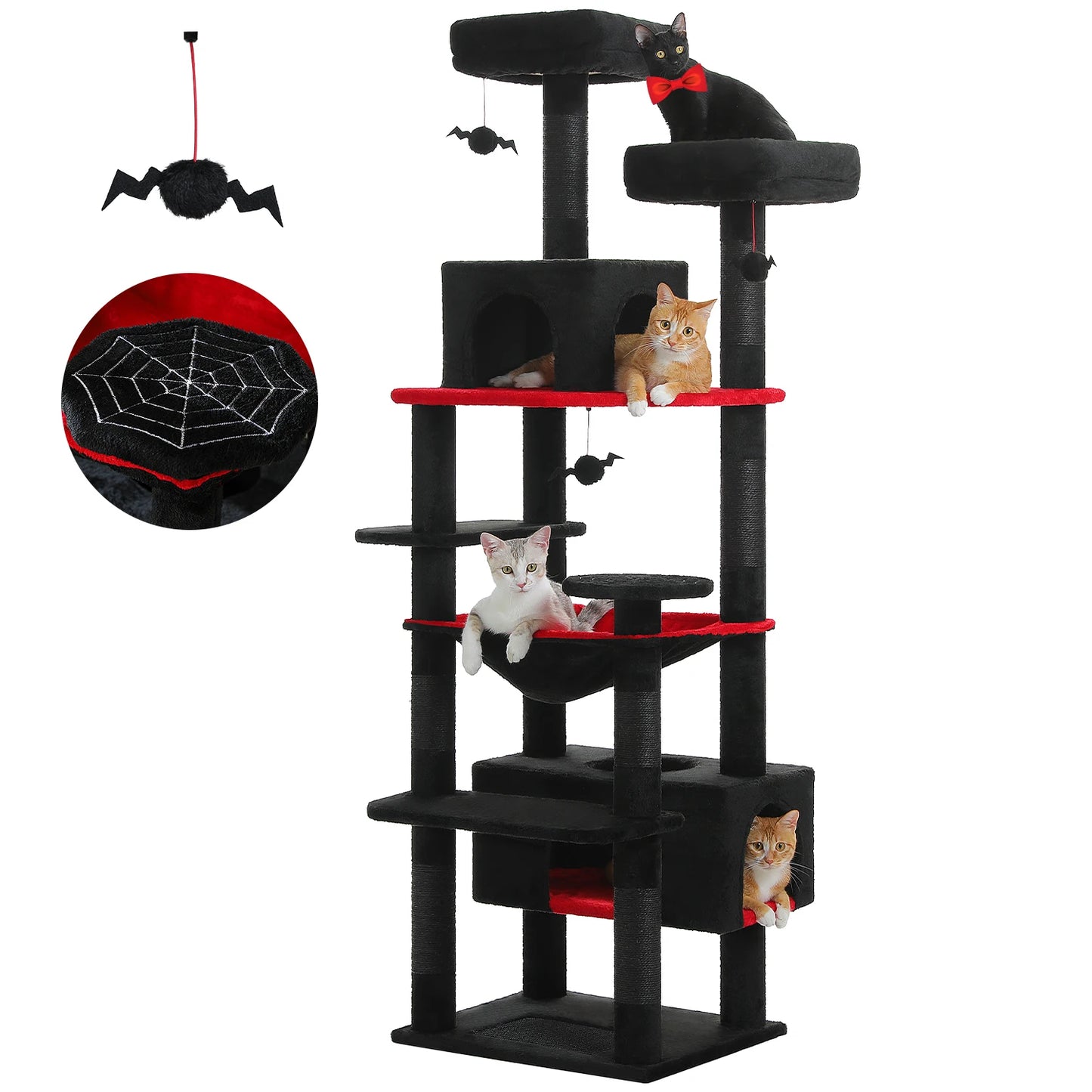 PAWZ Road Indoor Cat Tree Tower With Sisal Scratching Posts