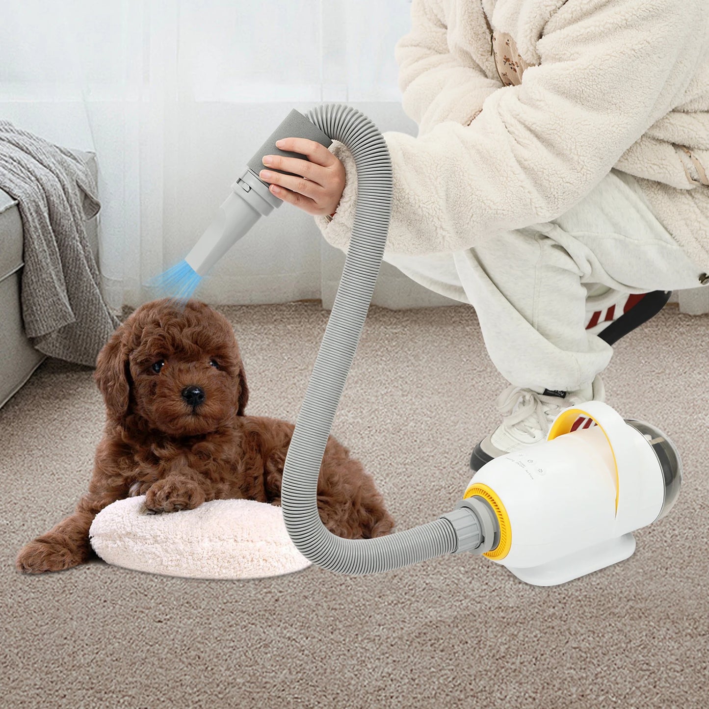 Automatic Pet Dryer for Cats and Dogs Smart Water Blower