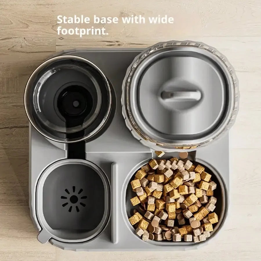 2-In-1 Automatic Dog Bowl And Cat Feeder 2500ml Capacity