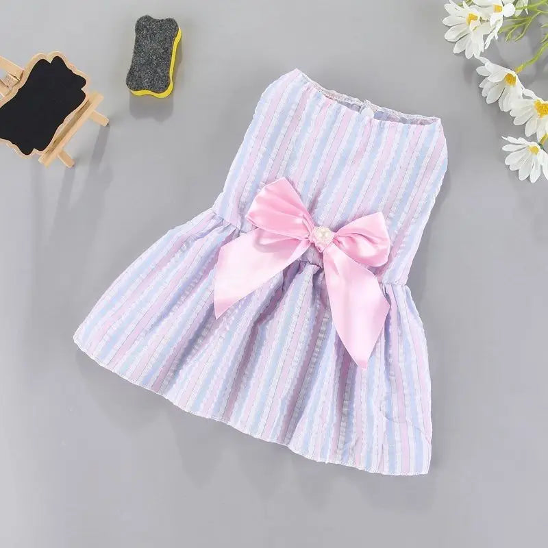 NONECN Flower Princess Dress for Dogs Cute Pet Clothes