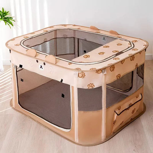 Cat House Folding Tent Bed With Oxford Fabric For Cats
