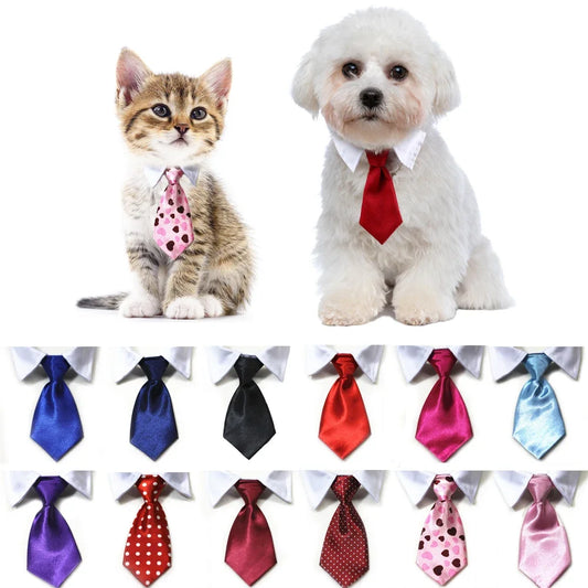 Pet Dog Cat Formal Necktie Bow Tie Tuxedo Collar Accessory