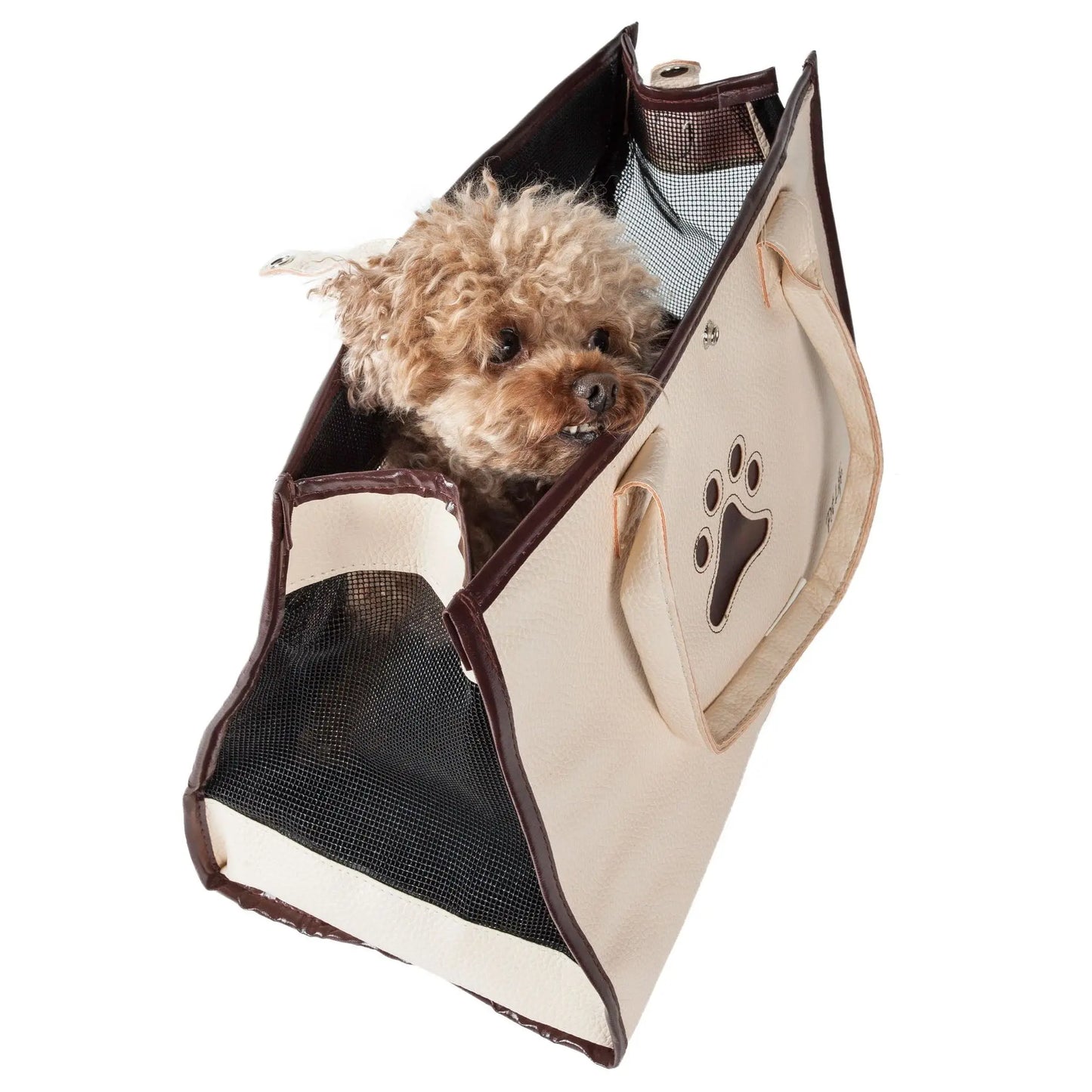 Pet Life Posh Paw Premium Pet Carrier With Breathable Mesh