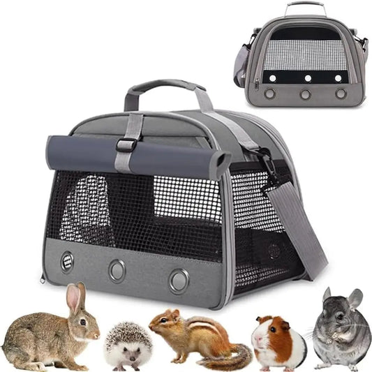Guinea Pig Travel Carrier Bag Portable Small Animal Carrier