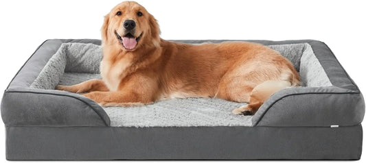 Xl Washable Orthopedic Dog Bed With Egg Crate Foam Lining